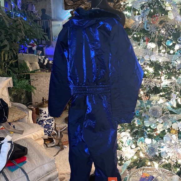 Updated measurements N I L S Skiwear Metallic Cobalt Blue ski suit - Picture 5 of 10
